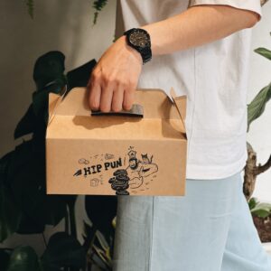 手提牛皮紙盒